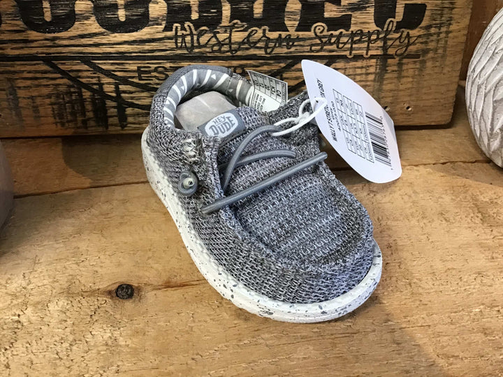 Wally Stretch Sox Toddler Grey - Double C Western SupplyHey Dude