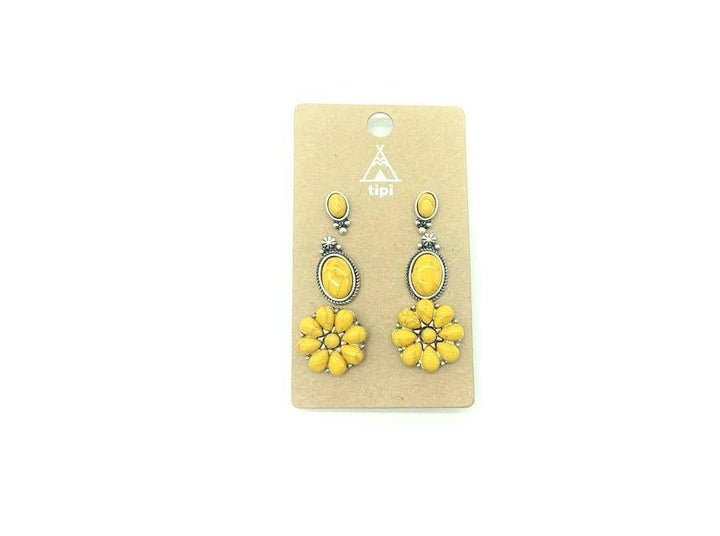 Western 3 Pair Turquoise Earring Set - Double C Western SupplySnowing West