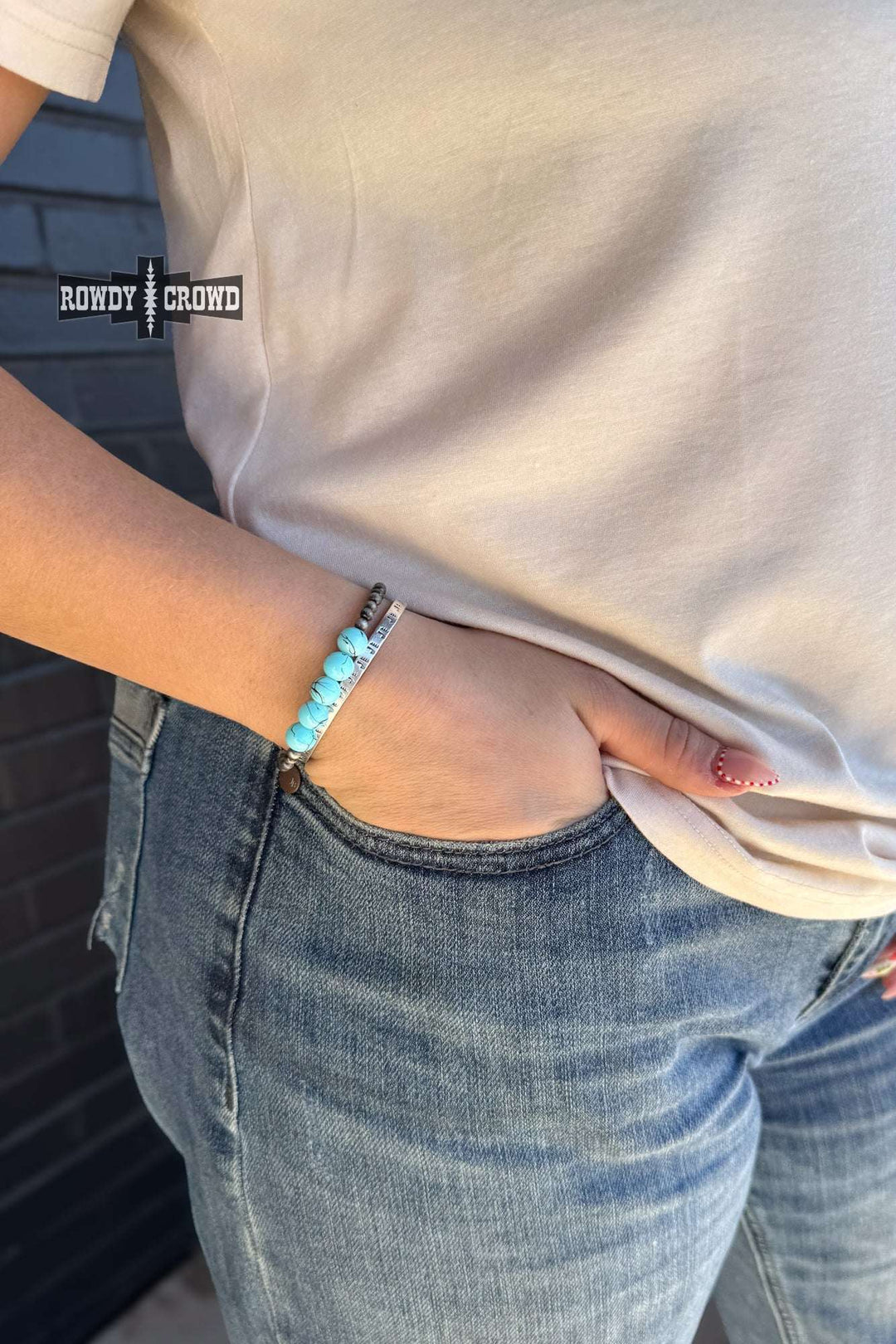 Western Bead Bracelet - Double C Western SupplyRowdy Crowd