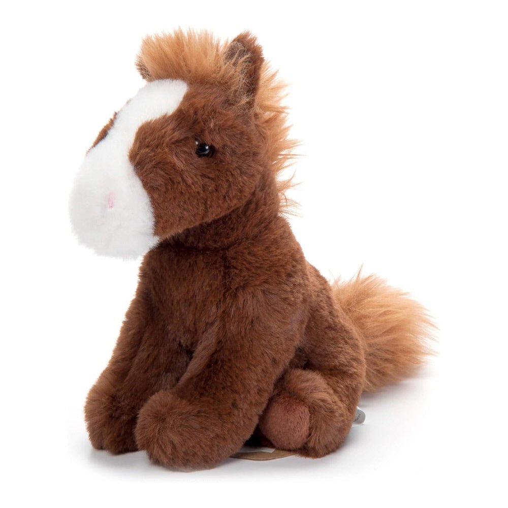 Wild Onez Babiez by Zoologee - 6" Sitting Sorrel Horse Plush 422502 - Double C Western SupplyShiloh