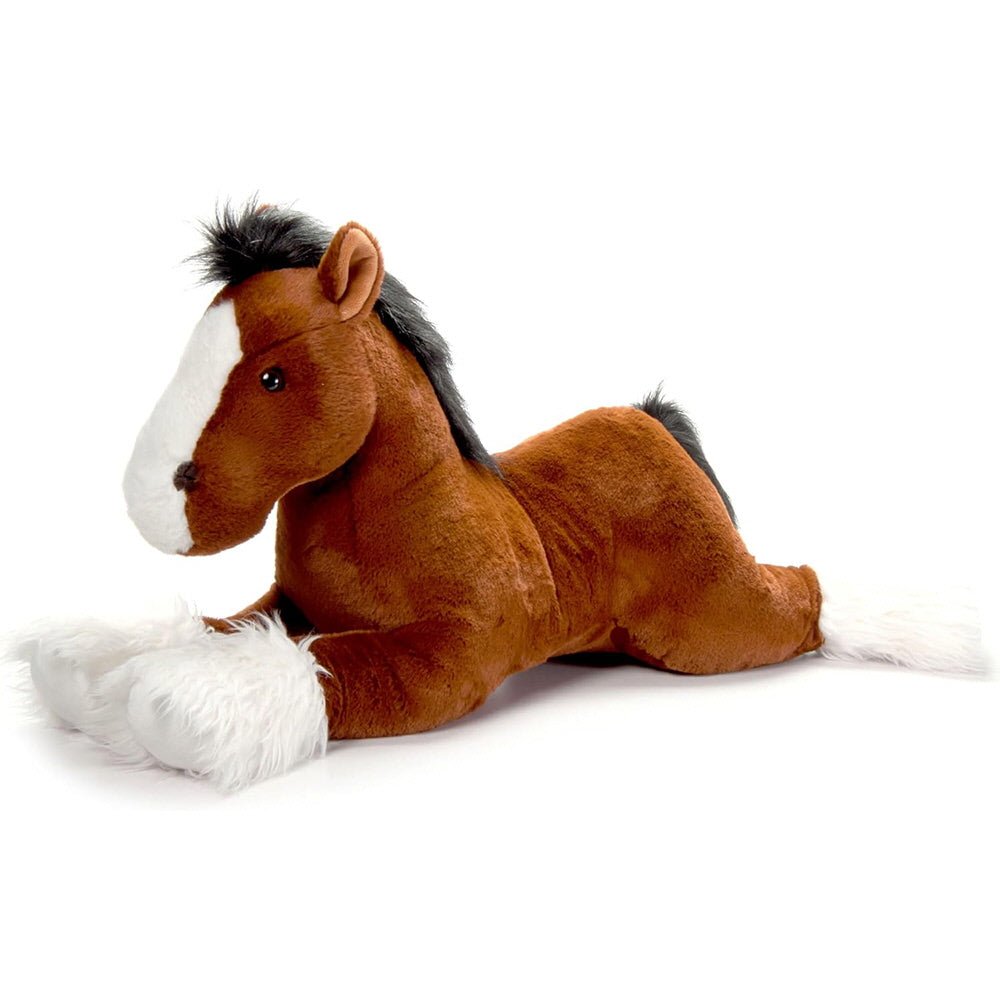 Wild Onez Barnyard by Zoologee - 27" Clydesdale Floppy Horse 723061 - Double C Western SupplyShiloh
