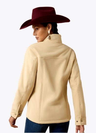 WMS Berber Back Softshell Jacket IRISH CREAM 10079339 - Double C Western SupplyAriat