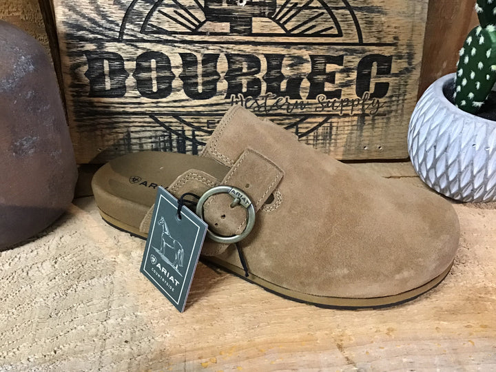 WMS Country Mule CARAMEL SUEDE - Double C Western SupplyAriat