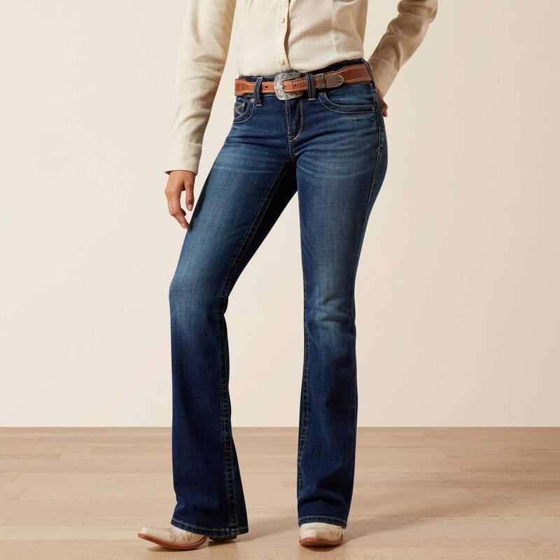 WMS Mid Rise Aisha Boot Cut Jean ITHICA 10065887 - Double C Western SupplyAriat