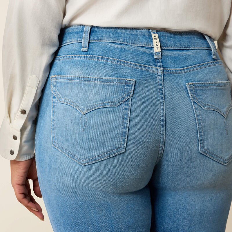 WMS Mid Rise Clara Trouser Jeans YUBA 10072961 - Double C Western SupplyAriat