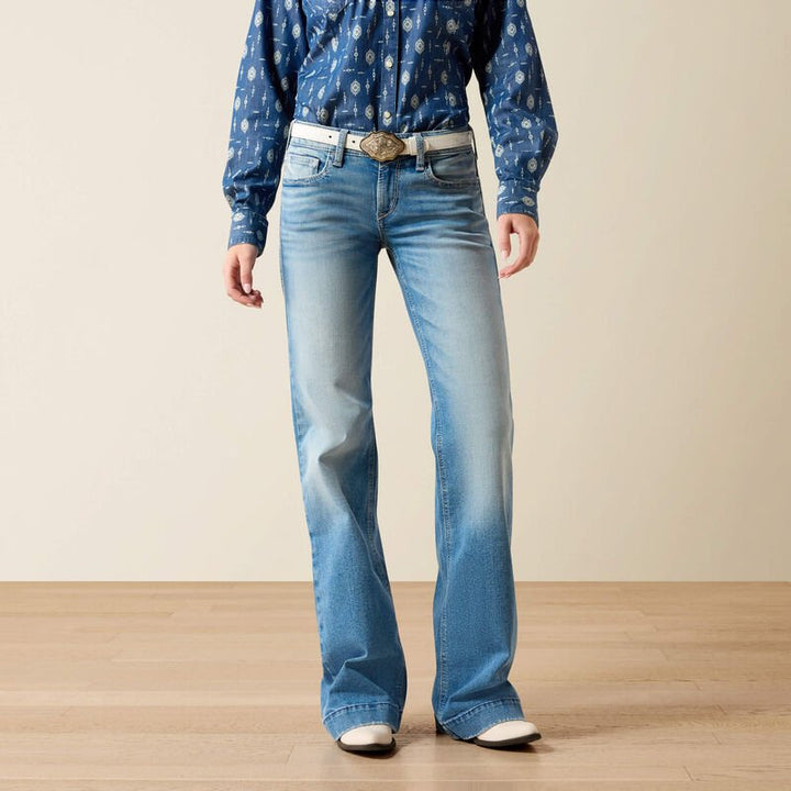 WMS Mid Rise Clara Trouser Jeans YUBA 10072961 - Double C Western SupplyAriat