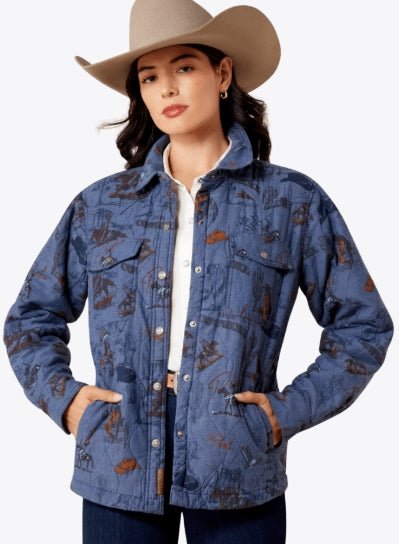 WMS Obispo Lightweight Insulated Jacket RETRO RODEO 10079454 - Double C Western SupplyAriat