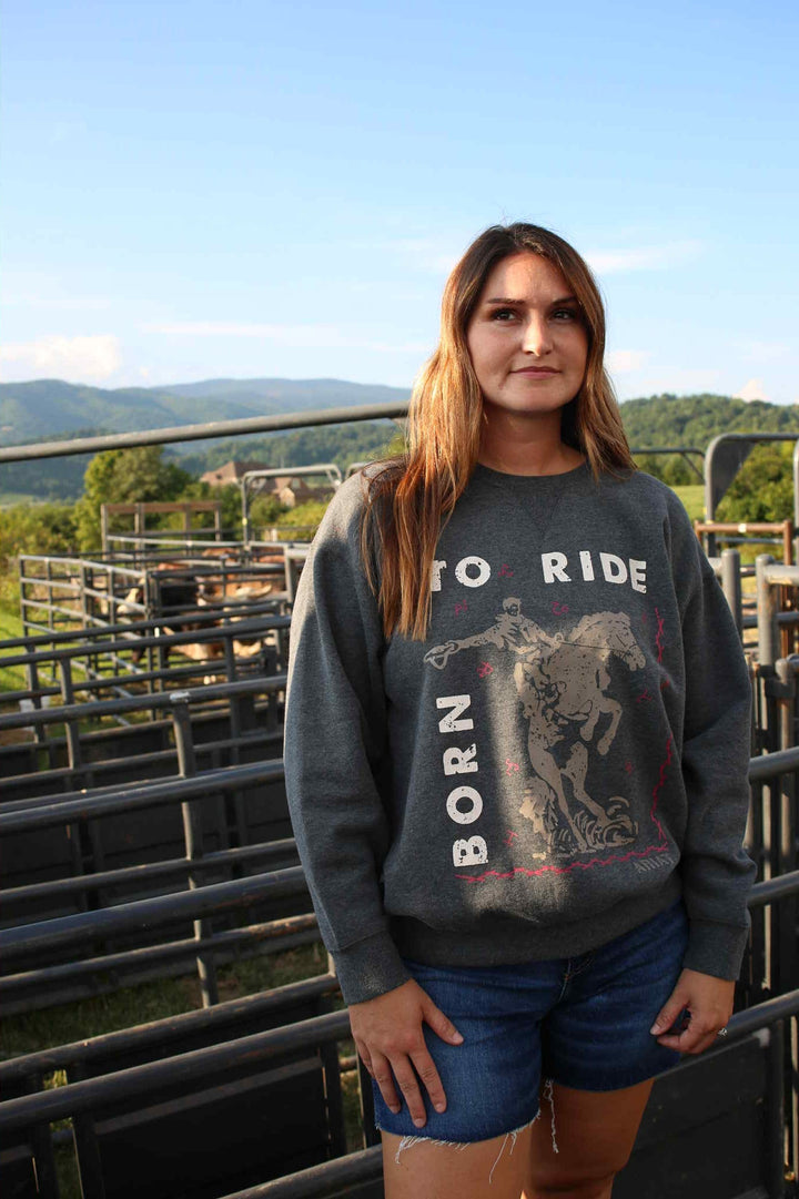 WMS Oversized Crew Sweatshirt - Double C Western SupplyAriat