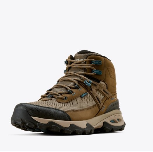 WMS Traverse Mid Waterproof Hiking Boot BROWN BARK 10074274 - Double C Western SupplyAriat