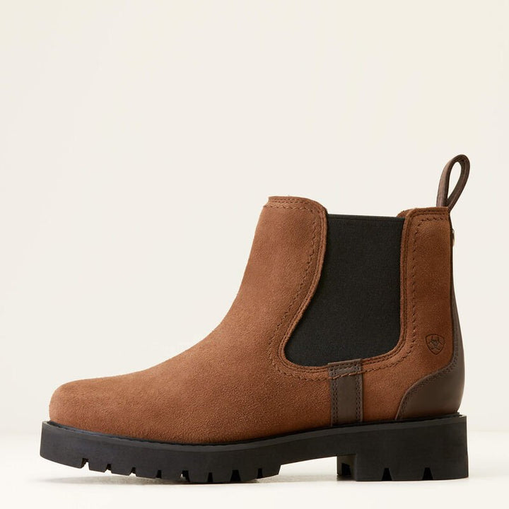 WMS Wexford Lug Waterproof Chelsea Boot DARK EARTH 10047004 - Double C Western SupplyAriat