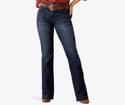 Women's High Rise Frazey Slim Trouser Jeans Florida - 10061725 - Double C Western SupplyAriat