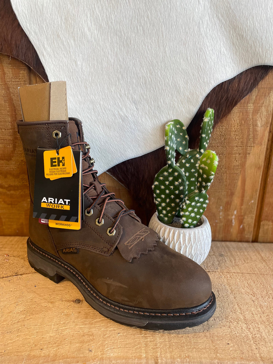 WorkHog 8" Waterproof Work Boot - Double C Western SupplyAriat