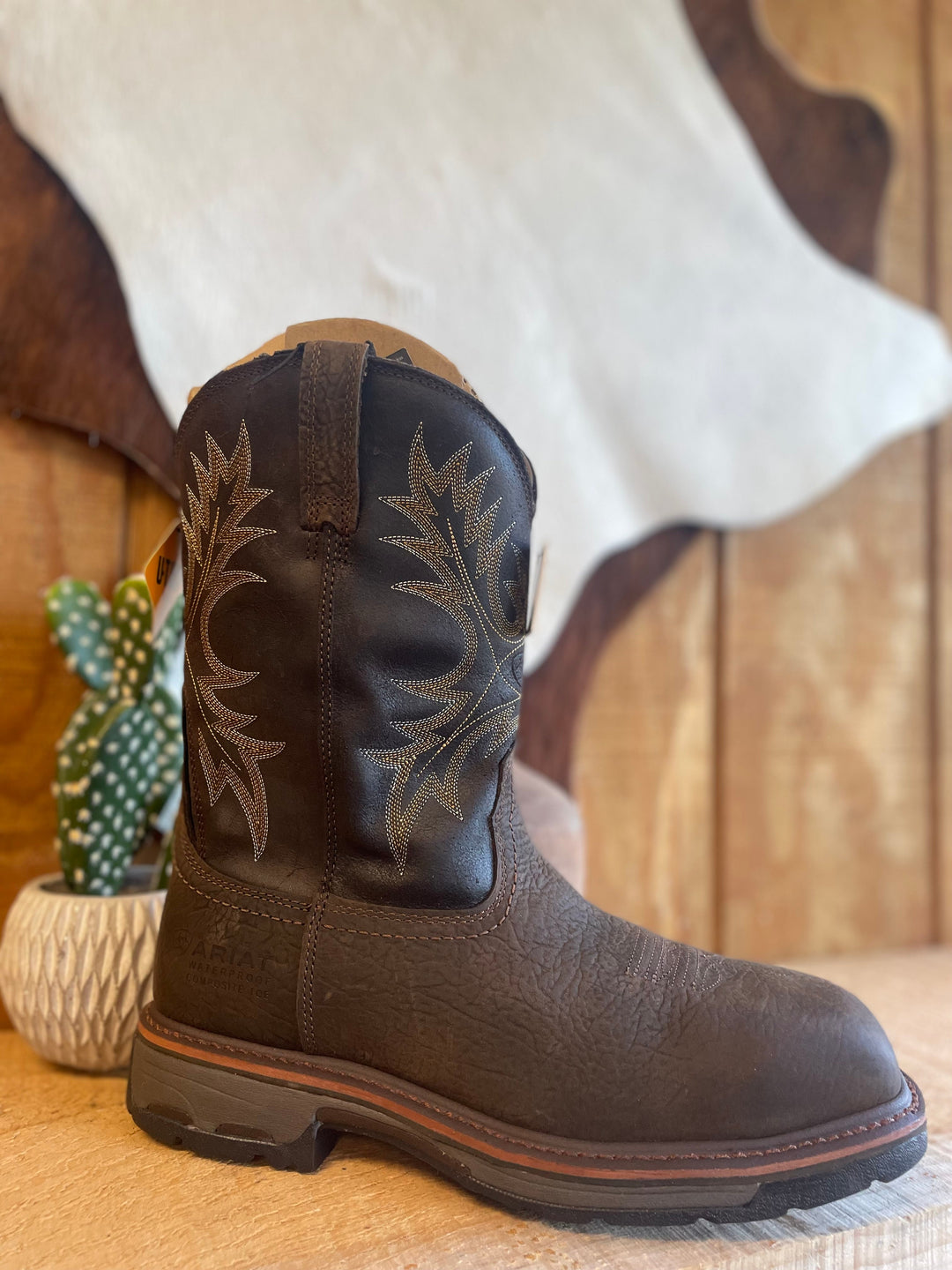 WORKHOG WIDE SQUARE TOE - Double C Western Supplyariat