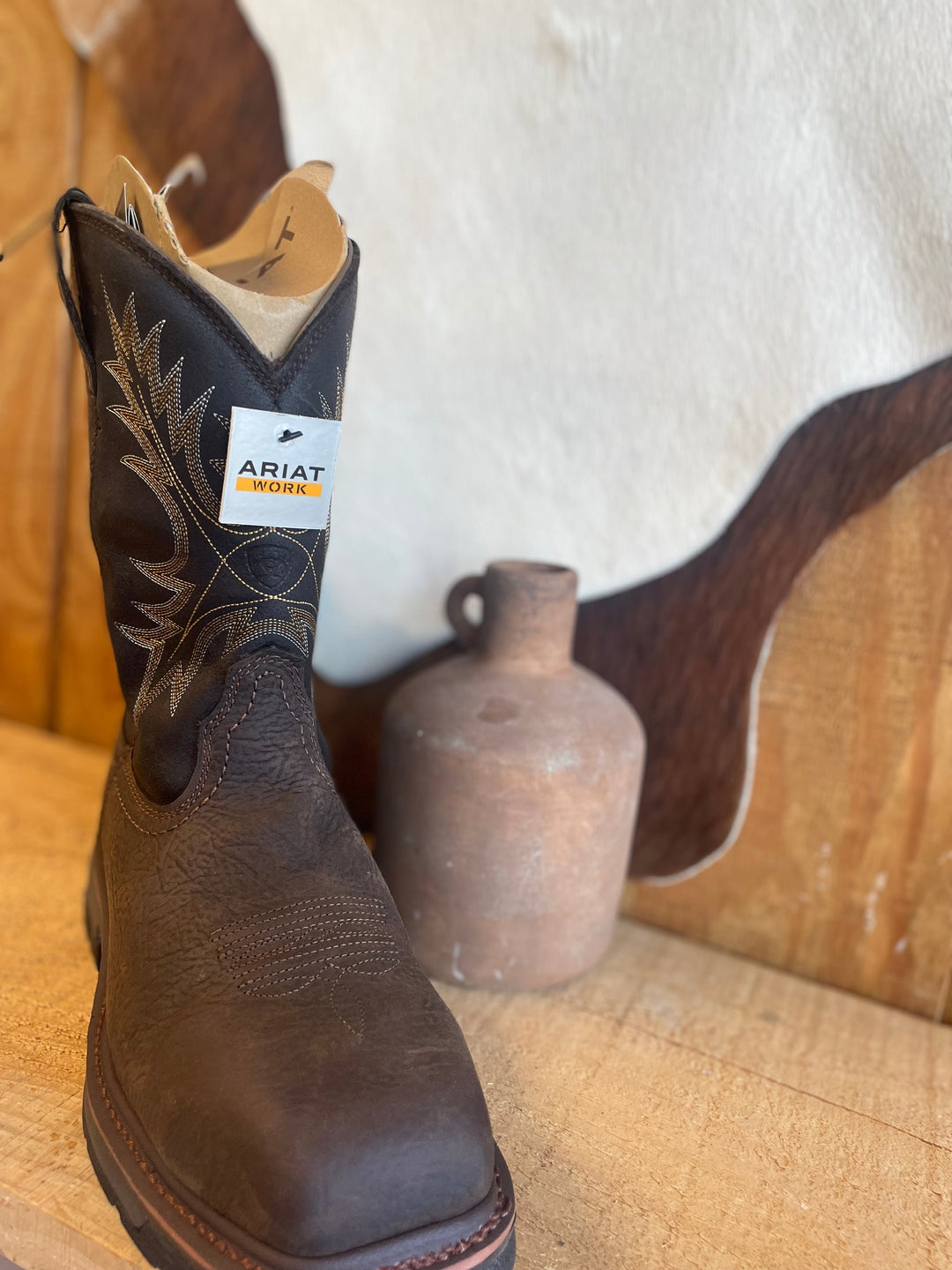 WORKHOG WIDE SQUARE TOE - Double C Western Supplyariat