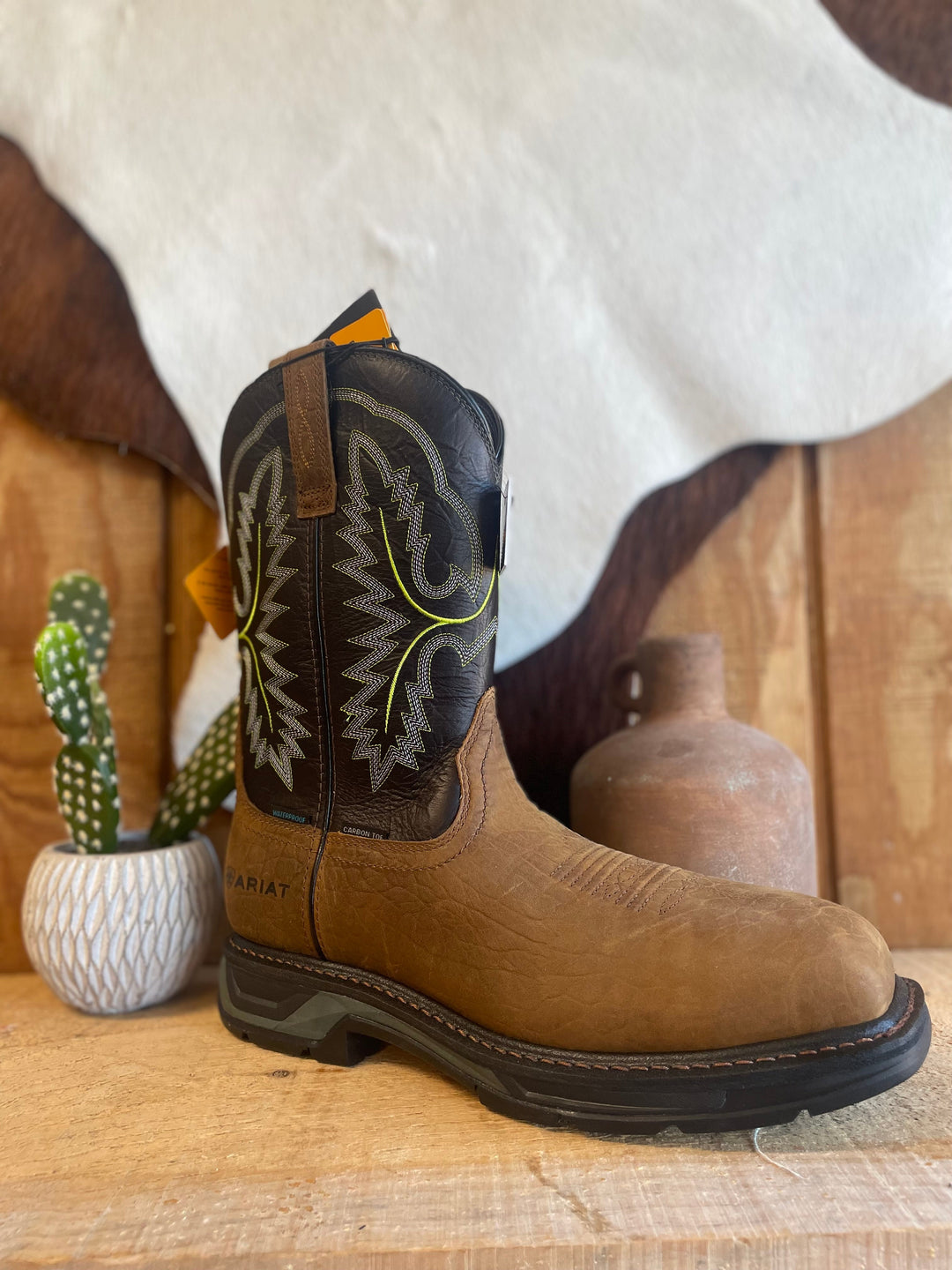 WorkHog XT Waterproof Carbon Toe Work Boot - Double C Western SupplyAriat