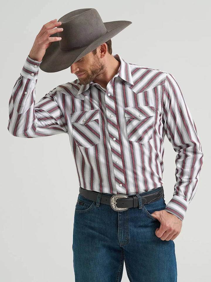 Wrangler® 20X® Competition Advanced Comfort Long Sleeve Shirt 112369494 - Double C Western SupplyWrangler
