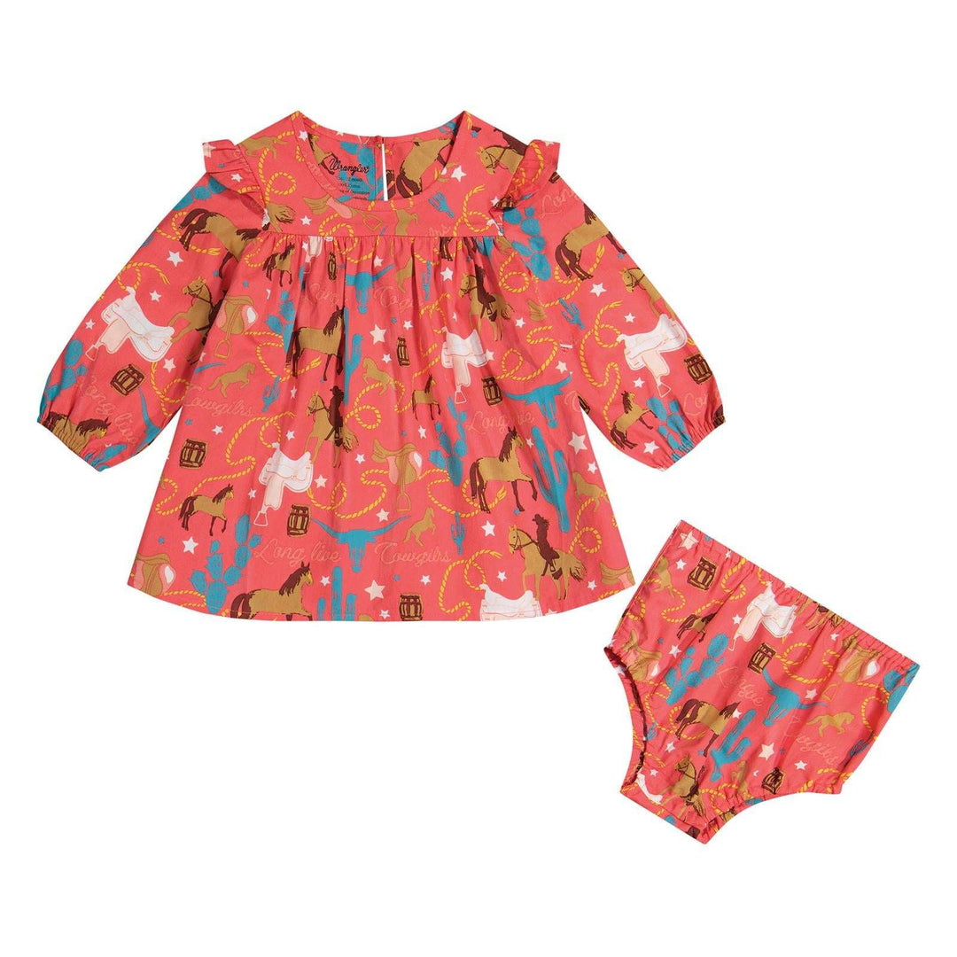 Wrangler® Baby Girls Dress - Pink - 112382713 - Double C Western SupplyWrangler