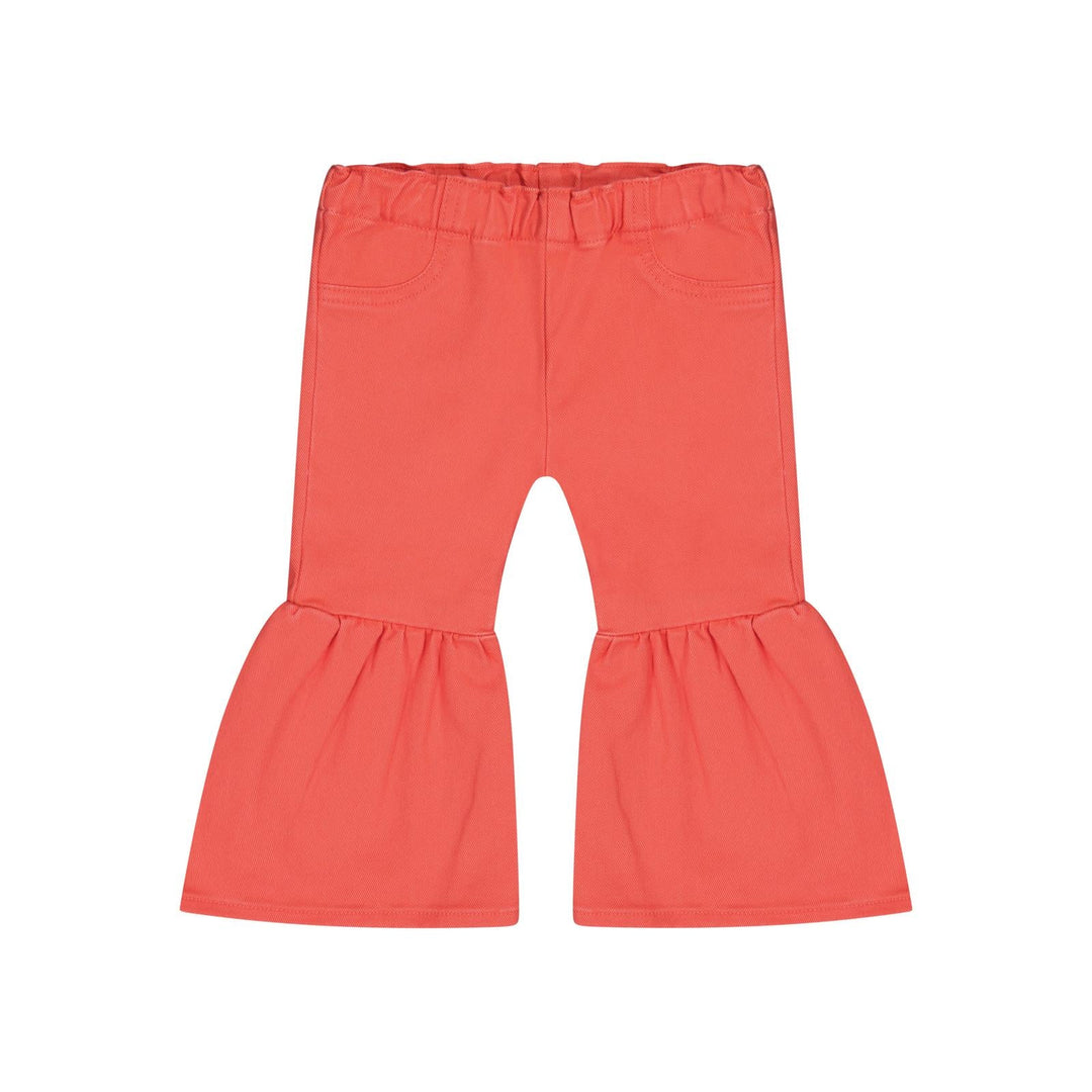 Wrangler® Baby Girls Pull up Flare Jean - Pink - 112382703 - Double C Western SupplyWrangler