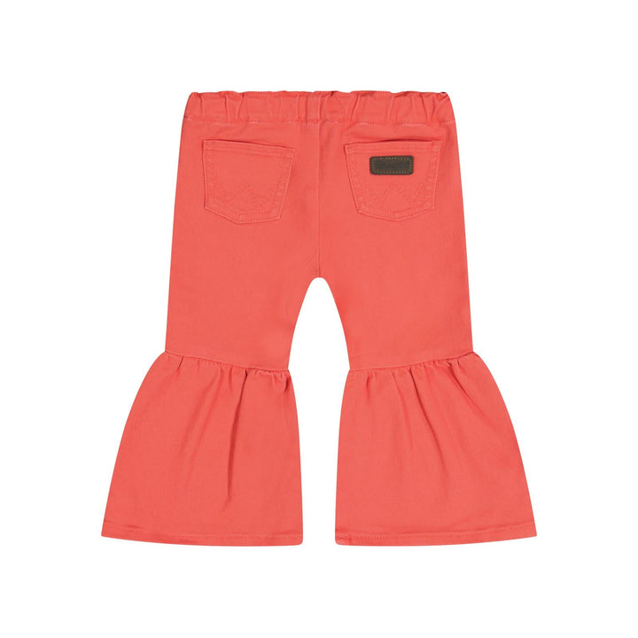 Wrangler® Baby Girls Pull up Flare Jean - Pink - 112382703 - Double C Western SupplyWrangler