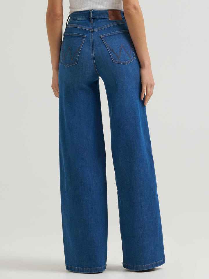 Wrangler® Bespoke Wide Leg Jean - Vienna - 112385540 - Double C Western SupplyWrangler