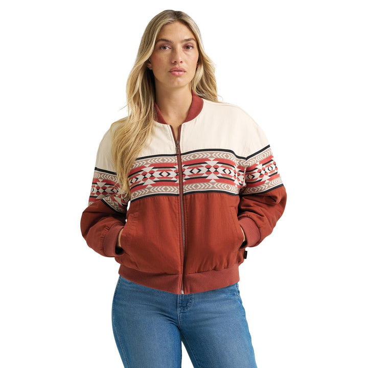 Wrangler® Bomber Jacket - Cream - 112382791 - Double C Western SupplyWrangler