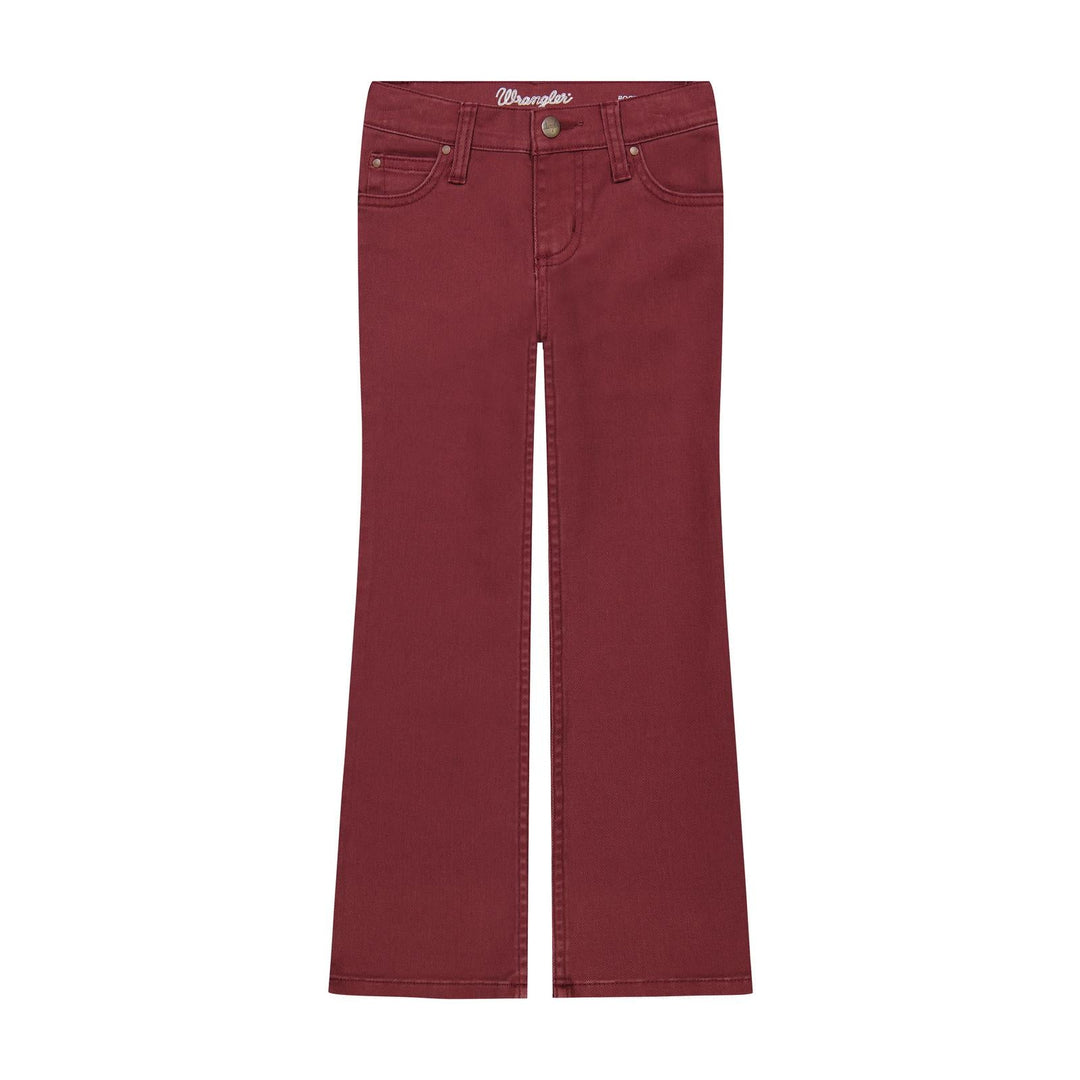 Wrangler® Bootcut Jean Burgundy - 112385563 - Double C Western SupplyWrangler