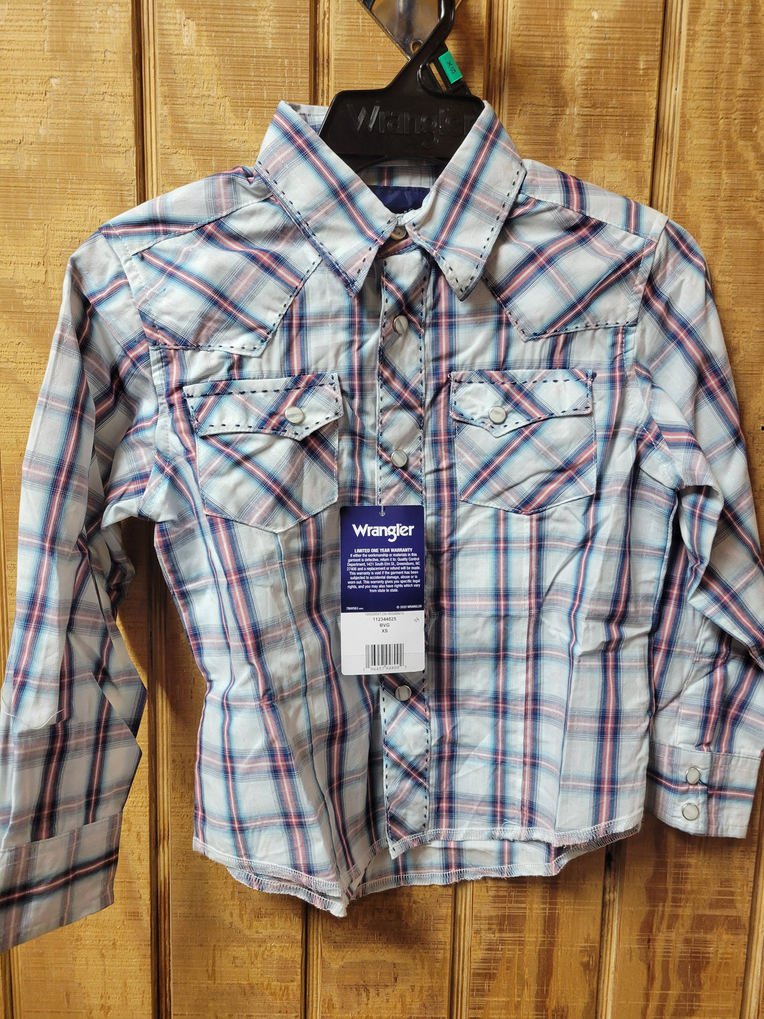 Wrangler Boy Western Shirt - Double C Western SupplyWrangler