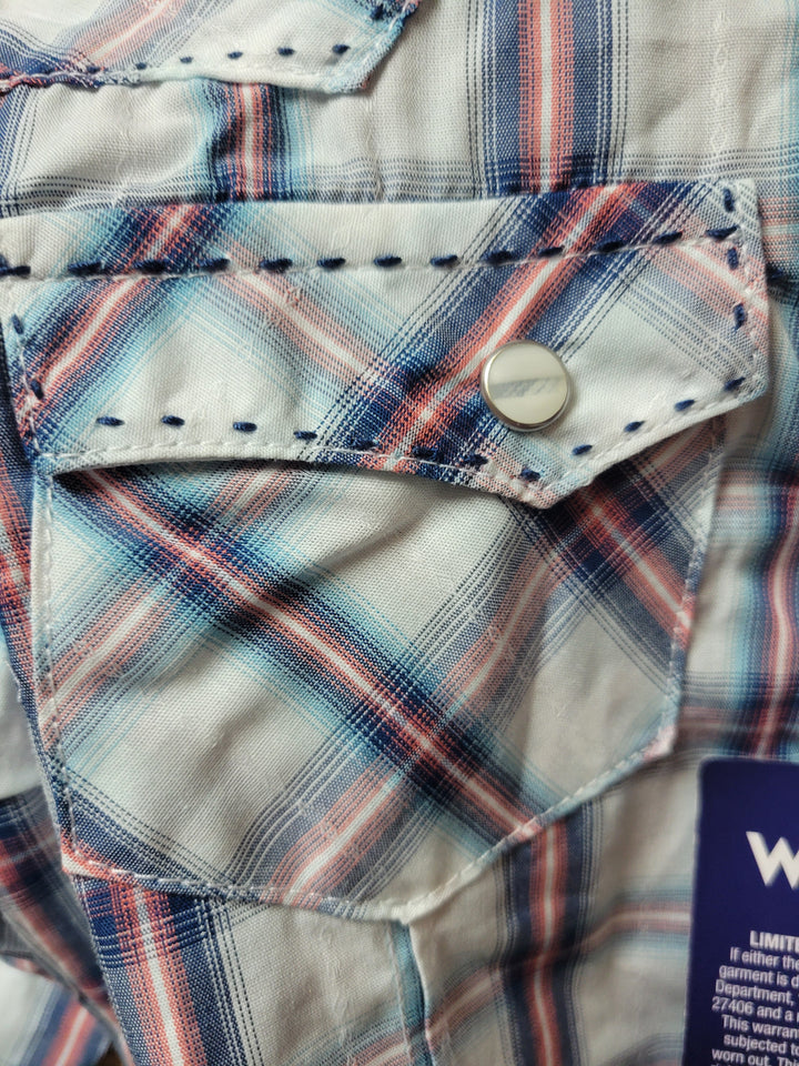Wrangler Boy Western Shirt - Double C Western SupplyWrangler