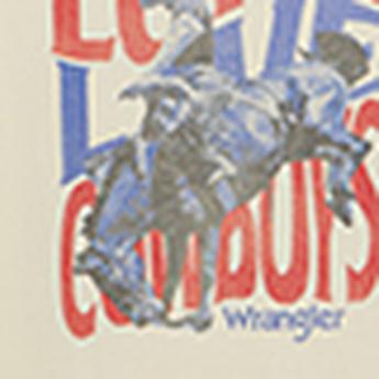 Wrangler® Boys Short Sleeve Graphic T-Shirt - Antique White 112372976 - Double C Western SupplyWrangler