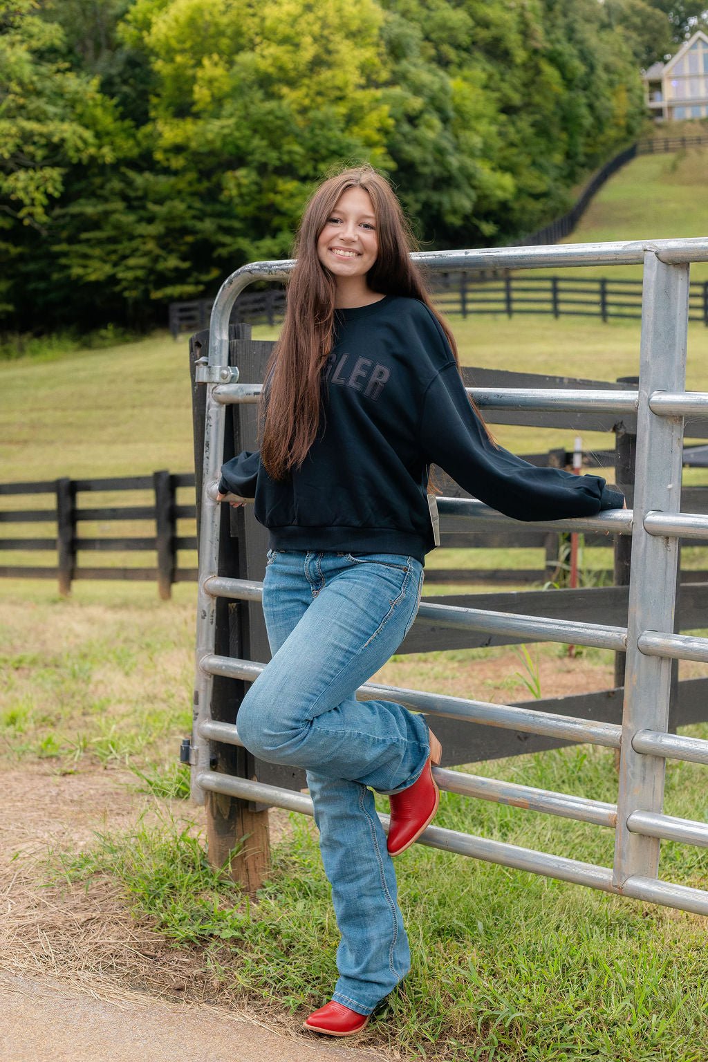 Wrangler® Canyon Pullover - Oversized Fit - Black Beauty - 112384028 - Double C Western SupplyWrangler