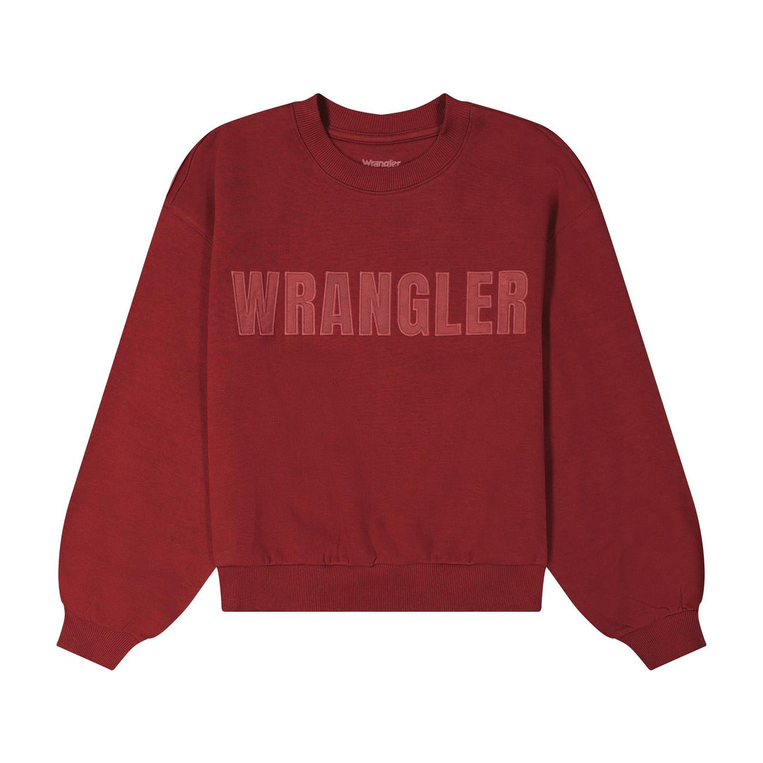 Wrangler® Canyon Pullover - Oversized Fit - Cabernet - 112384039 - Double C Western SupplyWrangler
