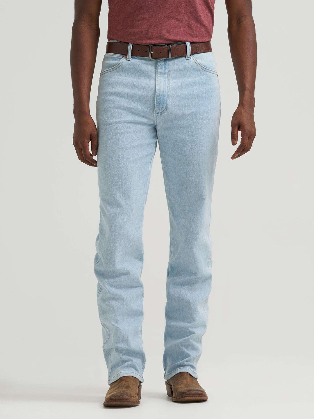 Wrangler® Cowboy Cut 936 Slim Fit Jean - Toughlite - Lightwash - 112381867 - Double C Western SupplyWrangler