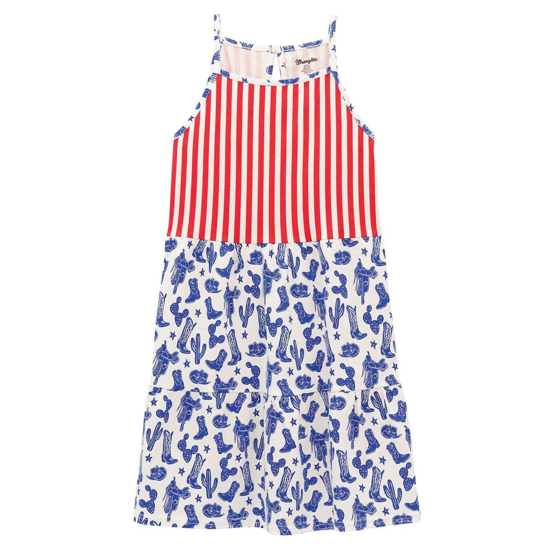 Wrangler Girls Dress - White - 112379387 - Double C Western SupplyWrangler
