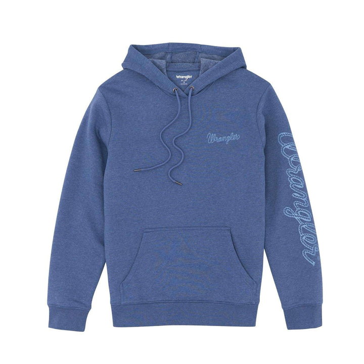 Wrangler® Graphic Hoodie - Regular Fit - Dark Denim 112365693 - Double C Western SupplyWrangler