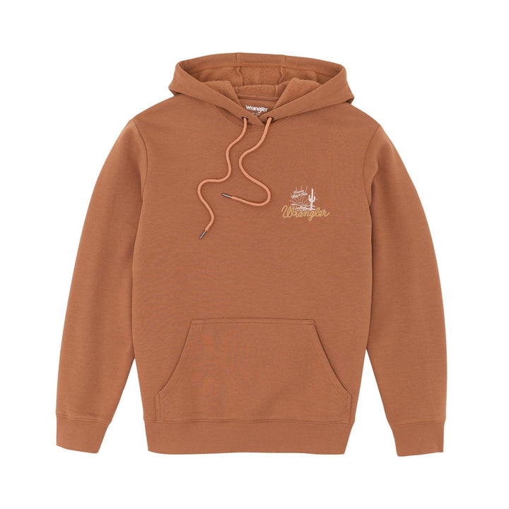 Wrangler® Graphic Hoodie - Regular Fit - Rawhide 112365701 - Double C Western SupplyWrangler