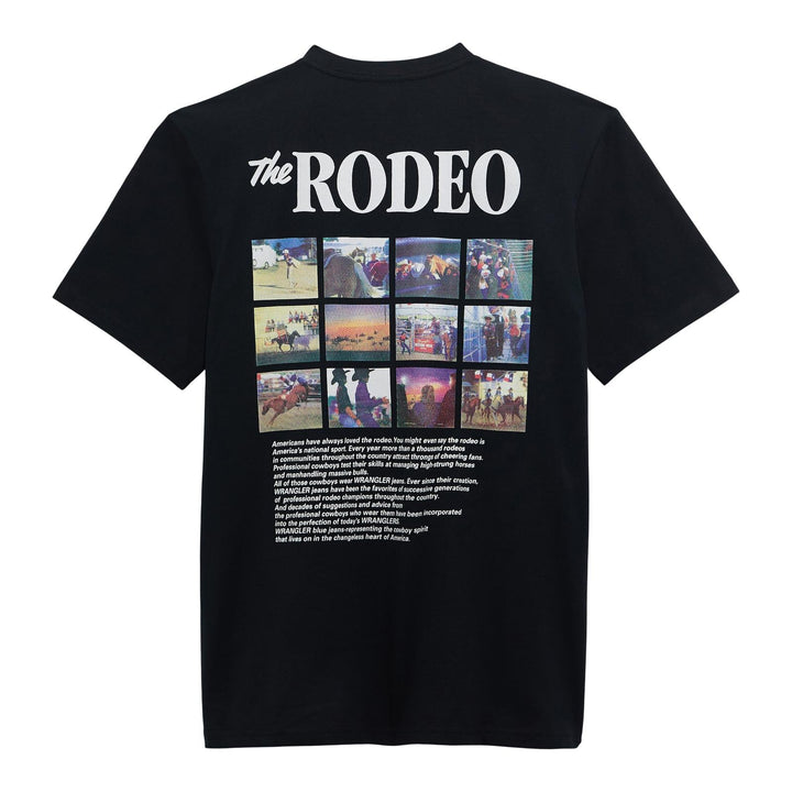 Wrangler® Graphic Short Sleeve Pocket T-shirt - Regular Fit - Black Beauty 112372858 - Double C Western SupplyWrangler