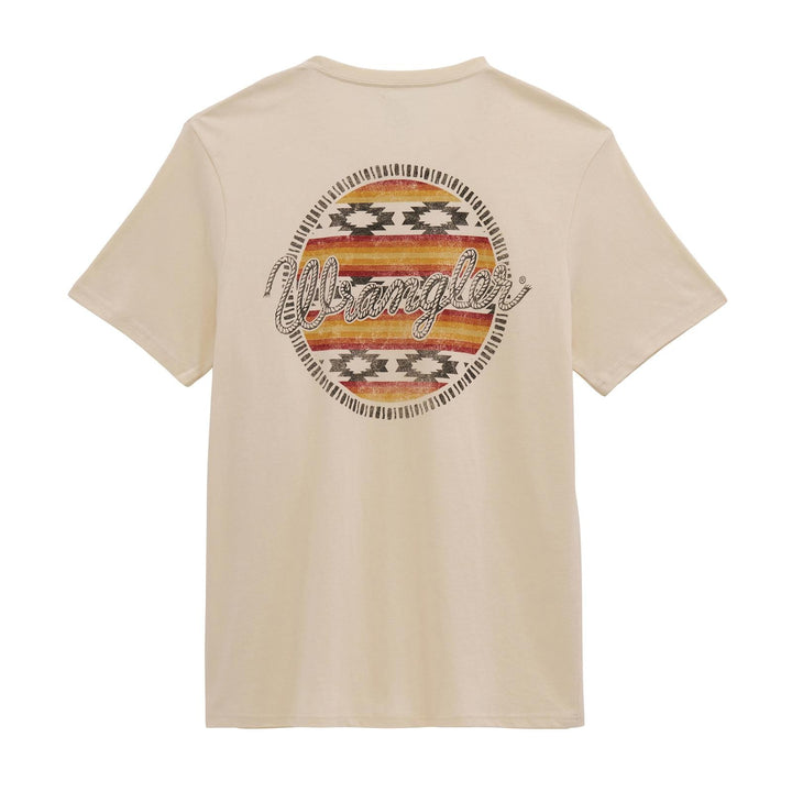 Wrangler® Graphic Short Sleeve T-Shirt - Regular Fit - Antique White - 112380270 - Double C Western SupplyWrangler