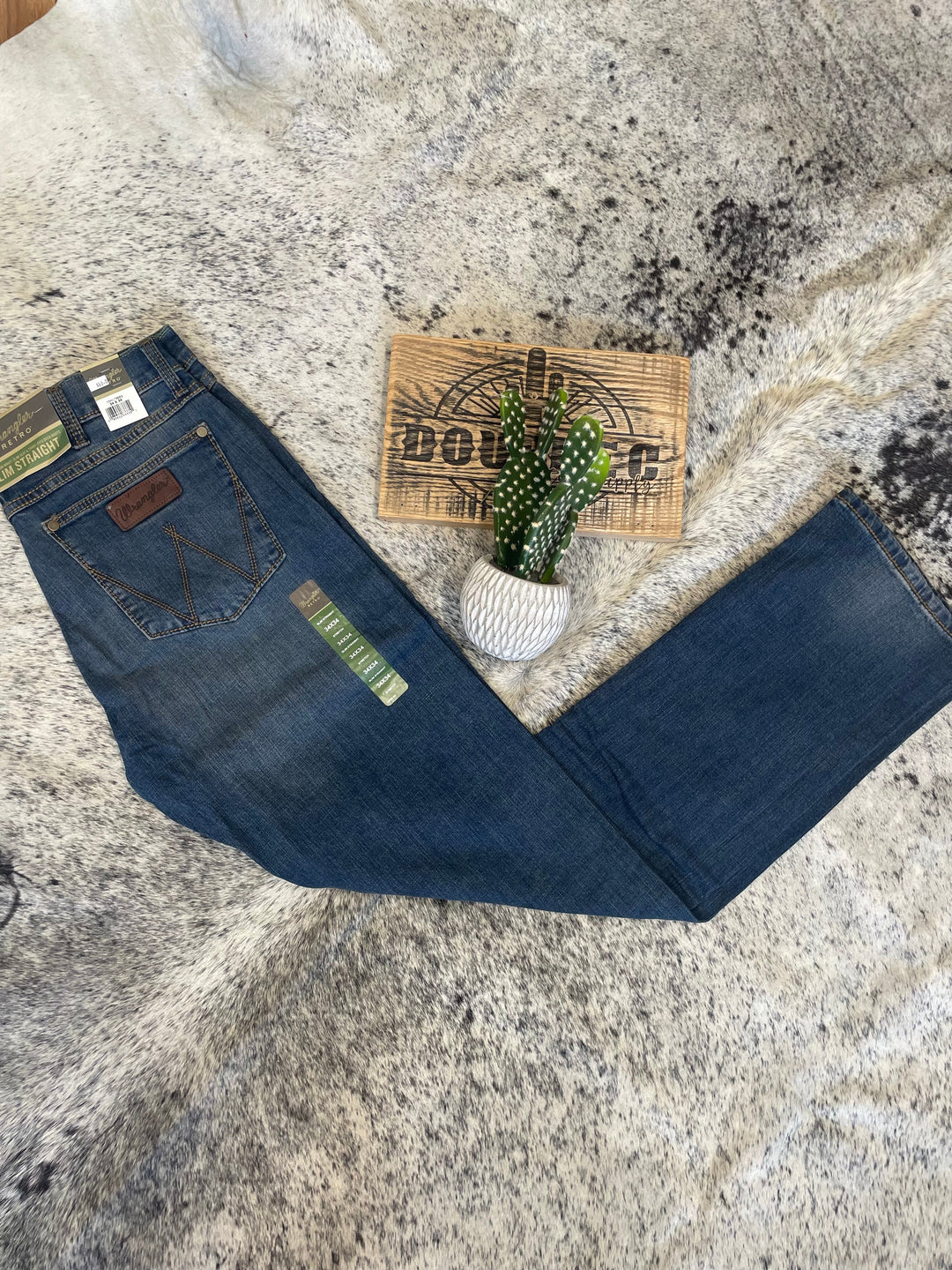 Wrangler Men’s Retro Slim Straight WLT88BZ - Double C Western SupplyWrangler