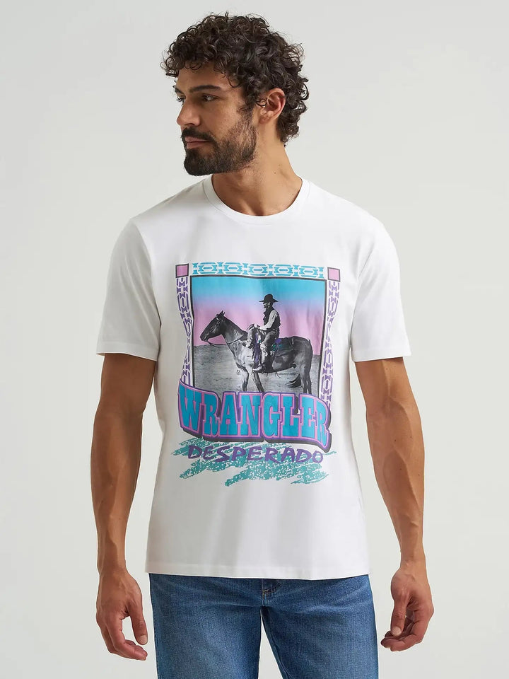 Wrangler Reissue 90s Desperado T-Shirt in Bright 112373737 - Double C Western SupplyWrangler