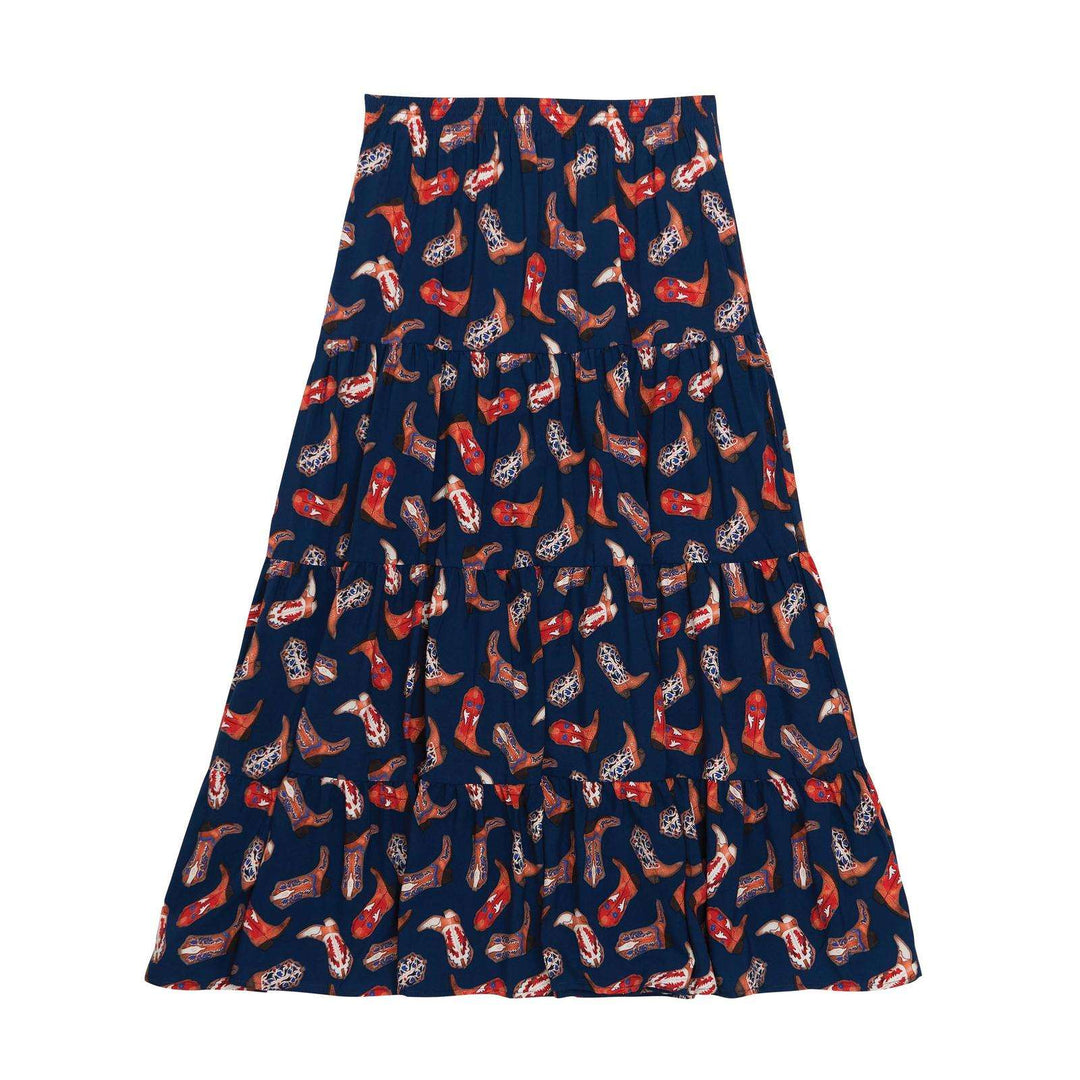 Wrangler Retro® Americana Dress Skirt Blue | 112379491. Has matching blouse that can be purchased - Double C Western SupplyWrangler