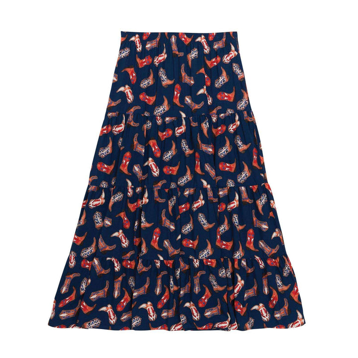 Wrangler Retro® Americana Dress Skirt Blue | 112379491. Has matching blouse that can be purchased - Double C Western SupplyWrangler