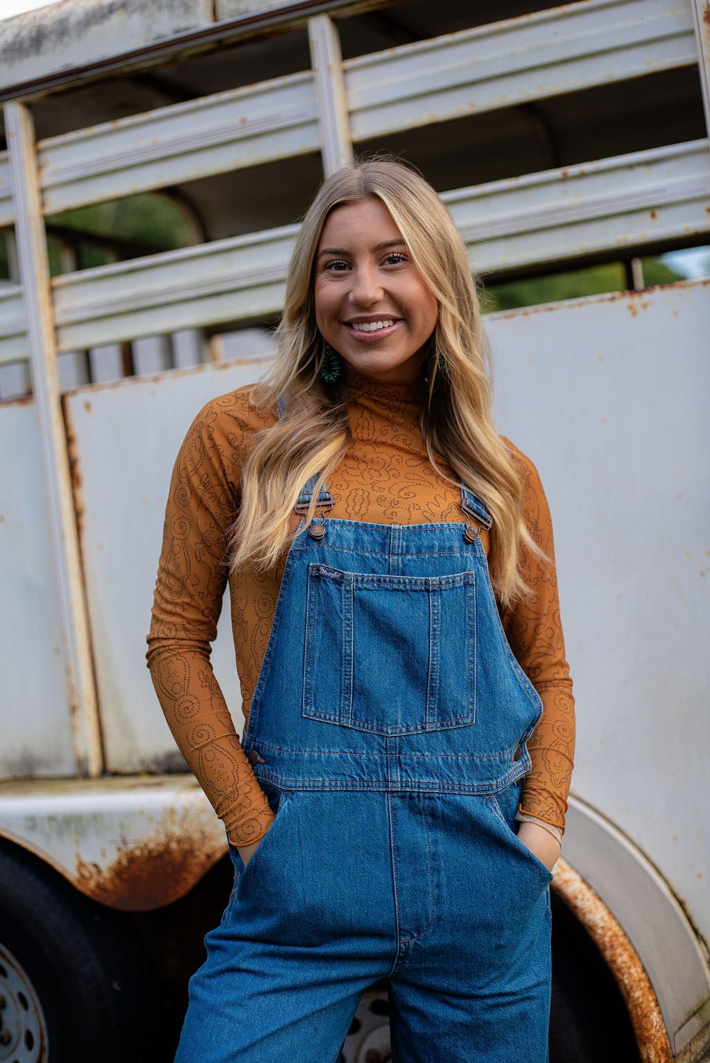Wrangler Retro® Bailey Wide Leg Overall - High Rise - Denver - 112382268 - Double C Western SupplyWrangler
