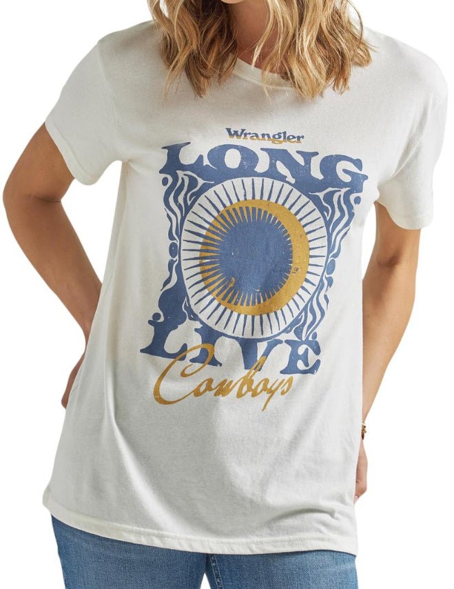 Wrangler Retro® Boyfriend Fit Graphic T-Shirt - Double C Western SupplyWrangler