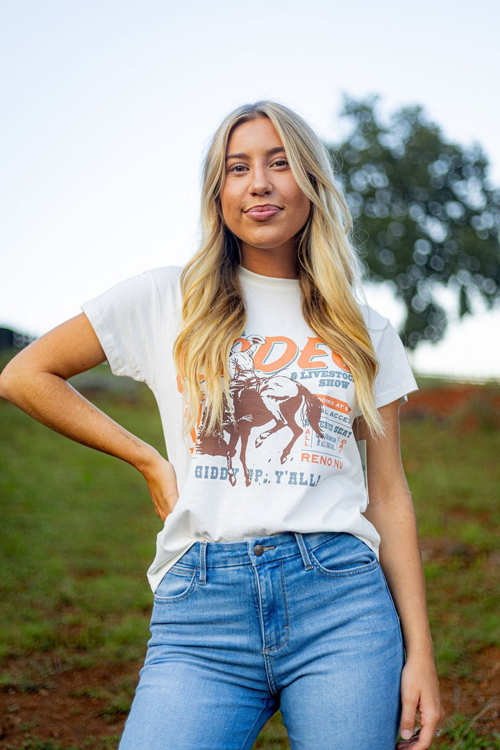 Wrangler Retro® Graphic Short Sleeve T-Shirt - Regular Fit - Egret - 112379666 - Double C Western SupplyWrangler