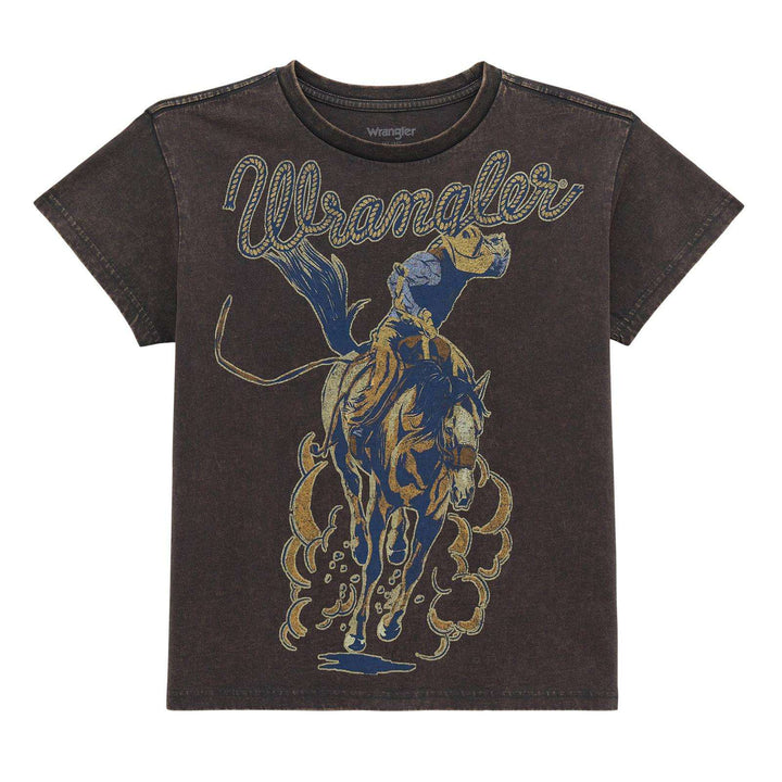 Wrangler Retro® Graphic Short Sleeve T-Shirt - Regular Fit - Phantom - 112379667 - Double C Western SupplyWrangler