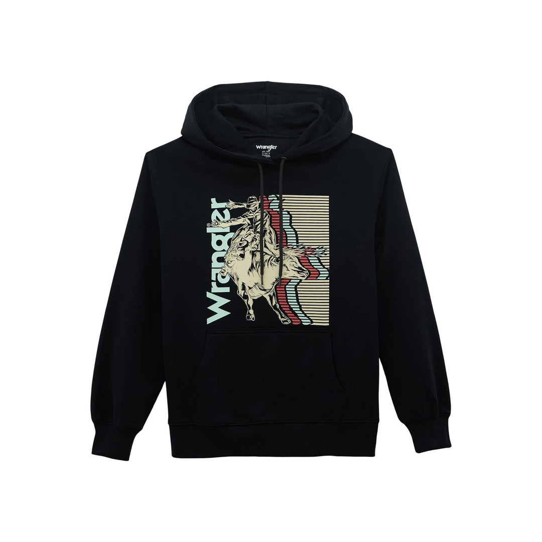 Wrangler Retro® Hoodie - Regular Fit - Black Beauty 112368908 - Double C Western SupplyWrangler