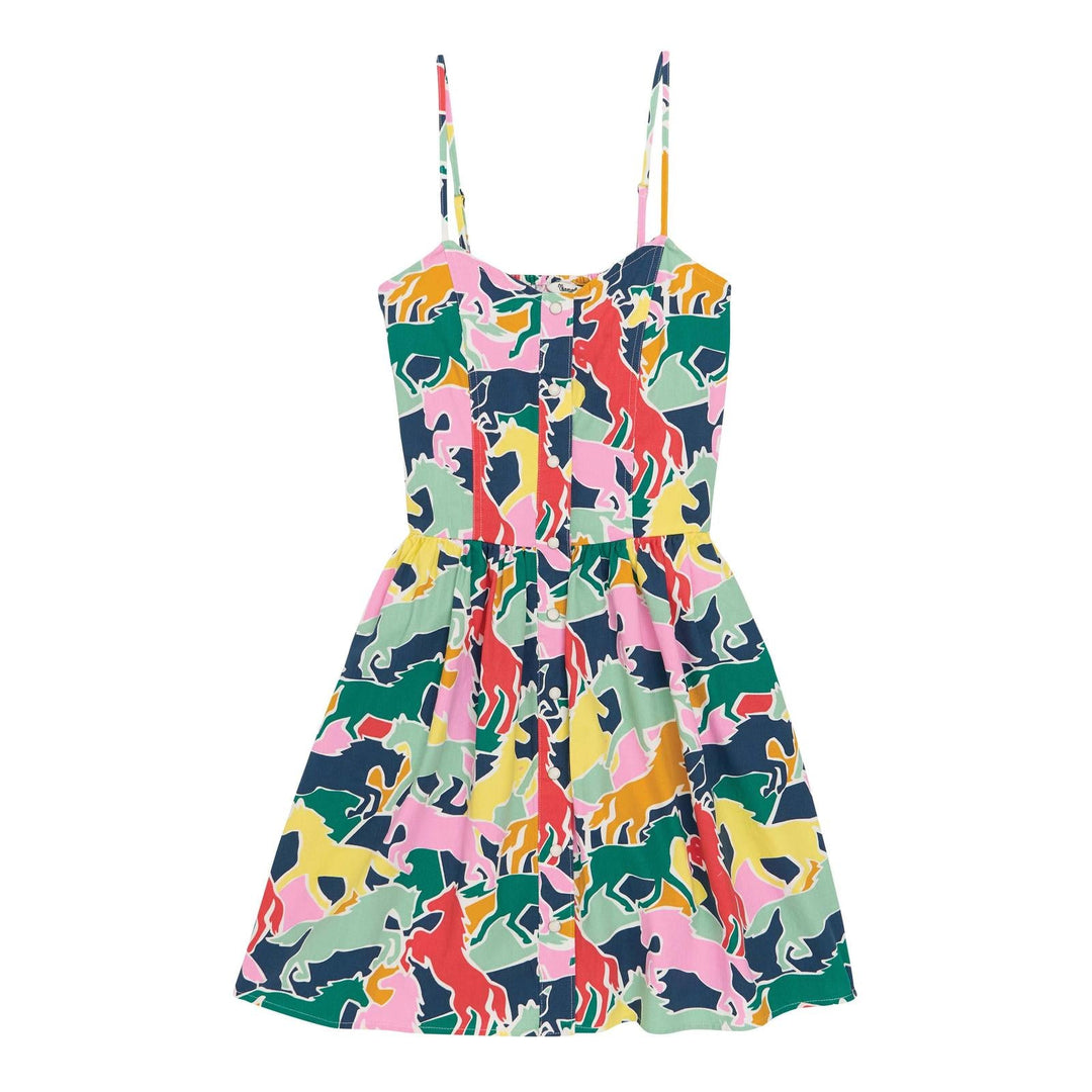Wrangler Retro® Punchy Sleeveless Snap Dress Green | 112379516 - Double C Western SupplyWrangler