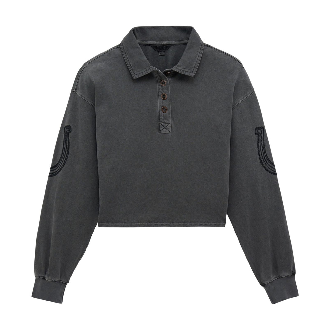 Wrangler Retro® Vintage Polo Shirt - Black - 112382792 - Double C Western SupplyWrangler