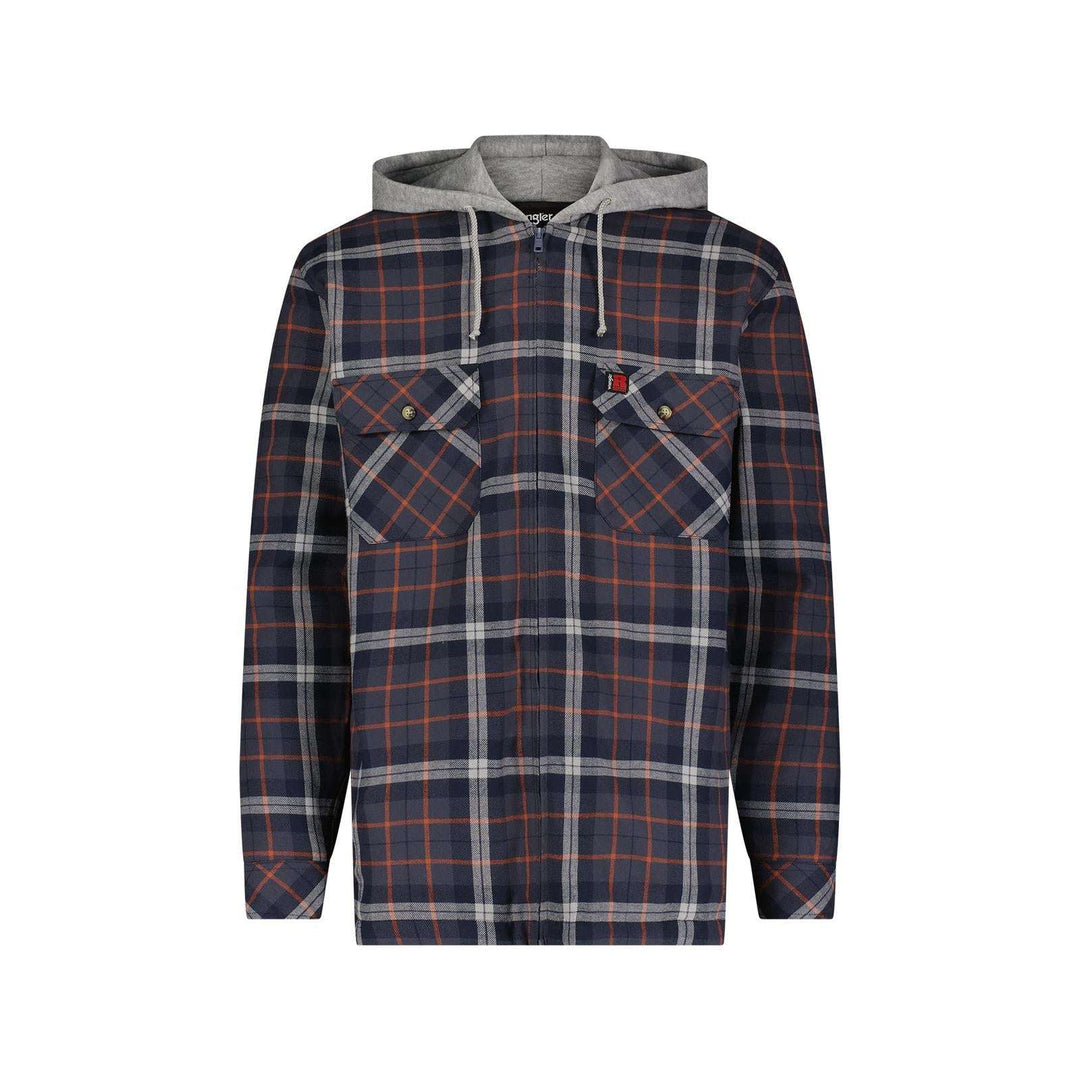 Wrangler RIGGS WORKWEAR® Flannel Hooded Jacket 112366591 - Double C Western SupplyWrangler