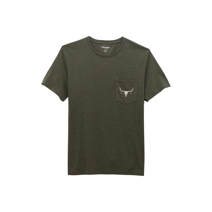 Wrangler® Short Sleeve Pocket T-Shirt - Regular Fit 112368652 - Double C Western SupplyWrangler